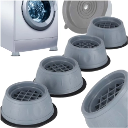 Antivibračné a protišmykové podložky pod práčku a umývačku, sada 4 ks