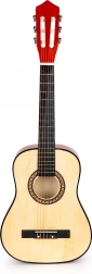 Detská veľká drevená gitara 6 strún ECOTOYS – Klasická