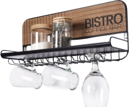 Nástenný držiak na poháre a hrnčeky Bistro