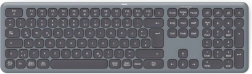 Bezdrôtová klávesnica Hama WK‑1550 multi‑device, čierna/sivá