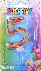 Párty sviečka číslo 5 – čiarky
