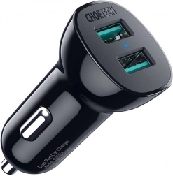 Autonabíjačka Choetech s 30W QC 3.0 a dvoma USB portami