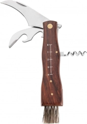 Nôž na huby z nehrdzavejúcej ocele s drevenou rukoväťou