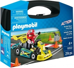 Playmobil prenosná sada – závodný go-kart s figúrkou