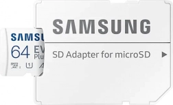 Pamäťová karta SAMSUNG microSD 64 GB EVO Plus + adaptér