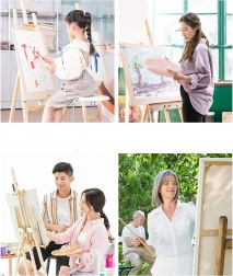 Maľovanie podľa čísel s rámom 30 × 40 cm – farebný páv