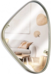 Nástenné zrkadlo zlaté 28 × 40 cm