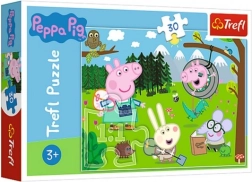 Puzzle Trefl Peppa Pig Lesná výprava 30 dielikov