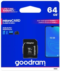 Pamäťová karta Goodram microSD 64GB