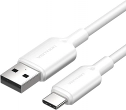 USB kábel USB-A na USB‑C 3A 1 m biely Vention
