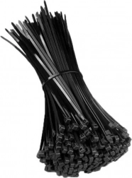 Sťahovacie pásky čierne 200x3.6 mm