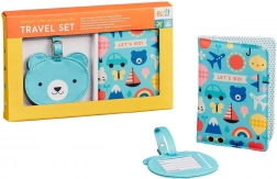 Obal na doklady a menovka medvedík PETIT COLLAGE