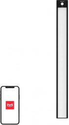 Yeelight LED svetlo do skrine 40 cm, čierne, 2700 K so senzorom pohybu