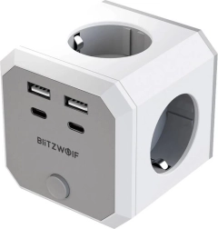 Napájacia Kocka BlitzWolf 8v1 s USB a AC Výstupmi