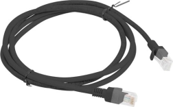 Patchcord LAN Kategória 6, 1.5M Čierny