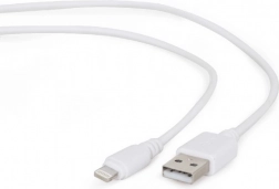 Biely USB kábel 8-pin 1m