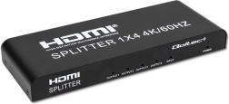 Rozdeľovač HDMI Qoltec 4K 1x4