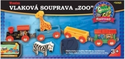 MAXIM vlaková súprava so zvieratkami zo zoo