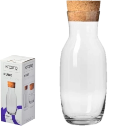 Karafa s prírodným korkom Pure 1 l Krosno