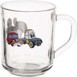 Sklenený hrnček Orion auto 230 ml