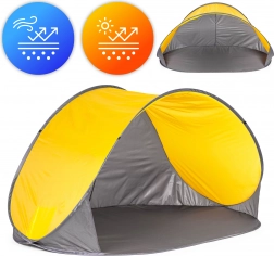 Pop-up plážový stan proti vetru MultiGarden pre pláž, bazén, záhradu