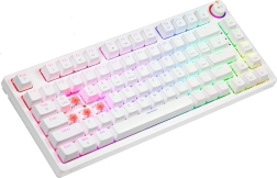 Biela mechanická klávesnica RGB PHENIX WHITE Gateron Red