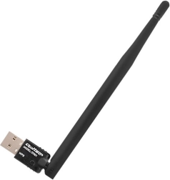 USB Wi‑Fi adaptér s integrovanou anténou Qoltec