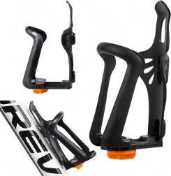 Nastaviteľný držiak na bidón na bicykel – čierny