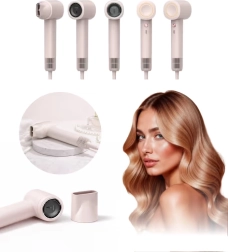 Krémový multifunkčný sušič vlasov 5v1 s ionizáciou