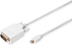 Biely kábel Mini DisplayPort na DVI‑D, 2 m