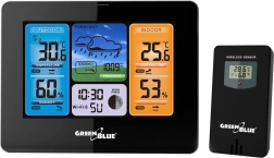 wifi meteostanica tuya s farebným displejom