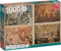 Puzzle Stretnutie v obývacej izbe 1000 Kusov
