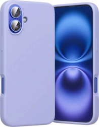 silikónové puzdro s MagSafe pre iPhone 16 – Vention, lila