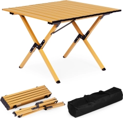 Skladací kempingový stôl 60 × 60 cm s prepravnou taškou MultiGarden