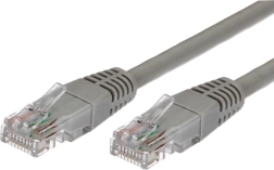 Patchcord sieťový kábel kategórie 5e RJ45 UTP 5m sivý