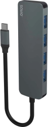 Savio 4-portový USB‑C hub 3.1 Gen 1 (5 Gbps)