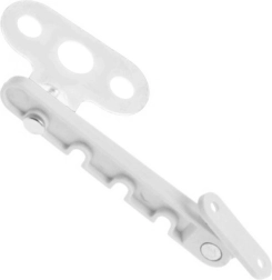 Blokáda okna s obmedzovačom otvorenia, 4-stupňová regulácia, biela