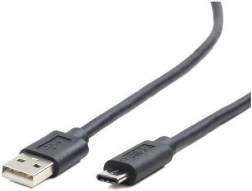 USB kábel 2.0 USB‑A na USB‑C, 1 m, čierny