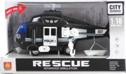 Policajná helikoptéra na batérie so svetlom a zvukom