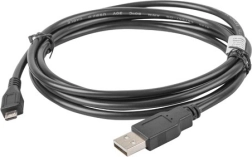 USB 2.0 kábel micro USB AM–MBM5P 1,8 m čierny