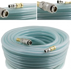 Pneumatická hadica 10 m 1/4" PVC, vystužená, tlak až 20 bar