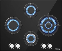 Sklenená plynová varná doska Iseasy 60 cm so 4 horákmi