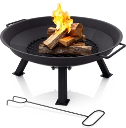 Záhradné ohnisko s madlami a pohrabáčom 56 cm