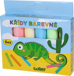 Farebné chodníkové kriedy 6 ks