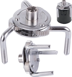 Trojramenný kľúč na olejové filtre 70-135 mm