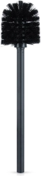 Čierna náhradná WC kefka 35 cm