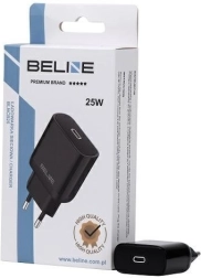 Sieťová nabíjačka 25W GaN USB‑C PD 3.0 bez kábla – čierna