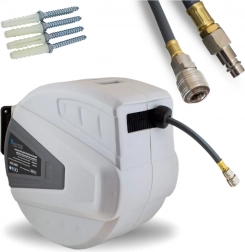 Automatický navíjací pneumatický hadicový navijak 30 m, 1/4"