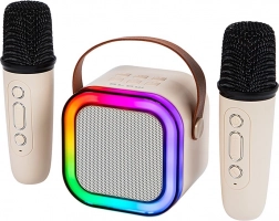 Bluetooth karaoke reproduktor s RGB osvetlením