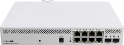 Sieťový PoE prepínač MIKROTIK s 8 portmi a 2× SFP+ 10 Gb/s